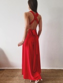 Lena - czerwona sukienka maxi multiway