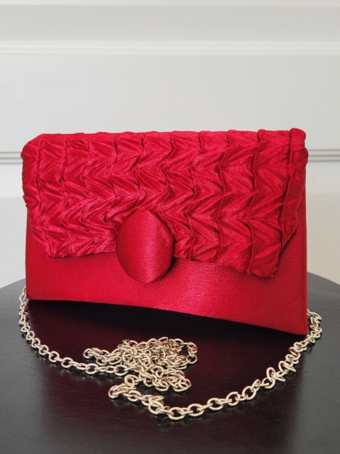 Bordowa torebka kopertówka Soft Cherry