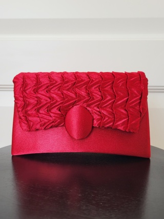 Bordowa torebka kopertówka Soft Cherry