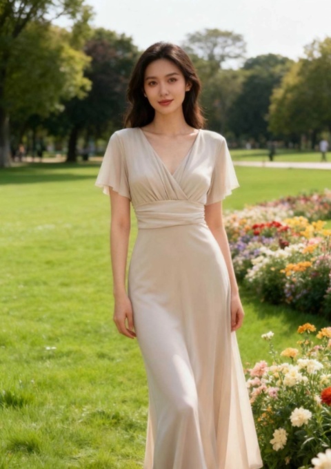 Tiulowa długa sukienka Latika