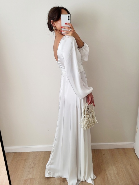 Suknia ślubna z długim rękawem Katniss