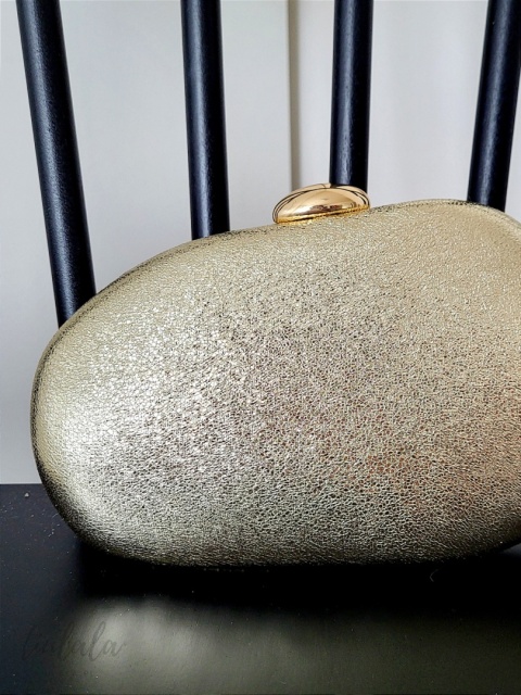 Złota torebka kopertówka Golden Glow