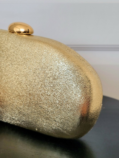 Złota torebka kopertówka Golden Glow