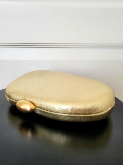 Złota torebka kopertówka Golden Glow